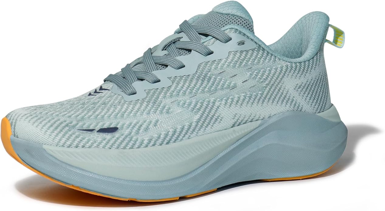 Hawkwell Women's Cloud Zero Active Cushion Breathable Tennis Walking Fashion Sneakers Gym- GREEN - Image 4