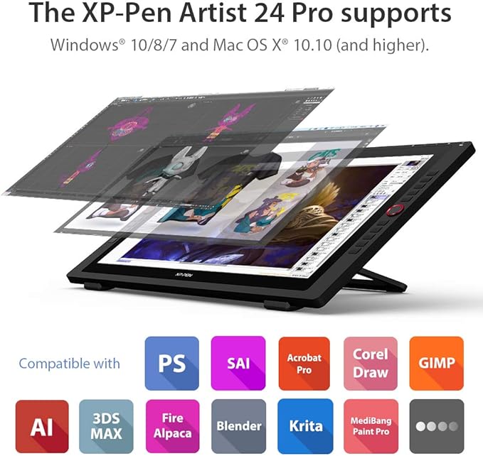 XP-PEN Artist24 Pro 23.8" Gracphic Tablet - Image 3