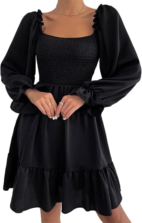 ZESICA Women's 2024 Summer Square Neck - Image 4