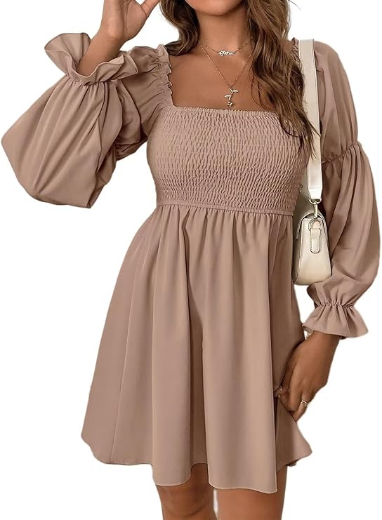 ZESICA Women's 2024 Summer Square Neck - Image 3