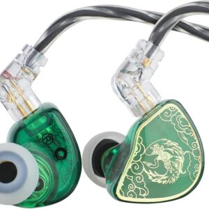 Linsoul TANGZU Wan’er S.G HiFi 10mm Dynamic Driver PET Diaphragm in-Ear Earphone with Ergonomic Shape- GREEN