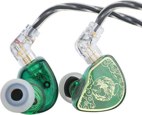 Linsoul TANGZU Wan’er S.G HiFi 10mm Dynamic Driver PET Diaphragm in-Ear Earphone with Ergonomic Shape- GREEN
