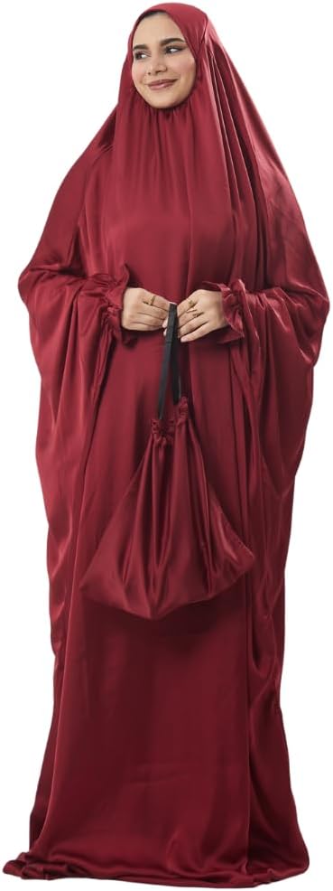 FASHIONS Prayer Dress One Piece Satin Fabric