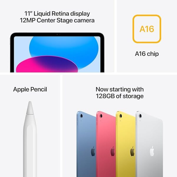 Apple iPad 11-inch: A16 chip, 11-inch Model, Liquid Retina Display