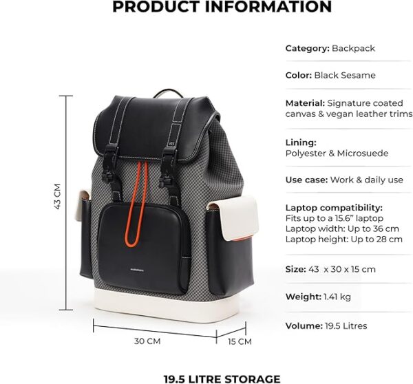 MOKO1 MOKOBARA Teriyaki Backpack- BLACK