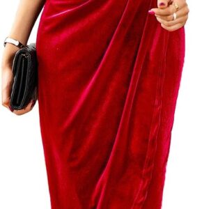 R SYKT Women's Off The Shoulder Bodycon Maxi Dress