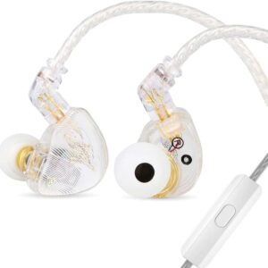 Linsoul TANGZU Wan’er S.G HiFi 10mm Dynamic Driver PET Diaphragm in-Ear Earphone with Ergonomic Shape- WHITE