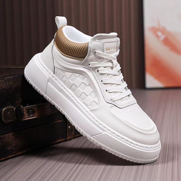 SKY VIEW Men's Fashion Shoes- WHITE - Image 3